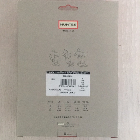 Hunter Boot Socks Half /Short L - Picture 3 of 3